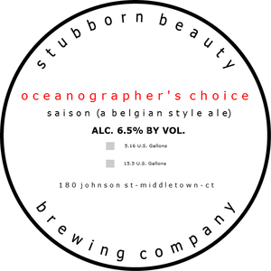 Stubborn Beauty Brewing Company Oceanographer's Choice