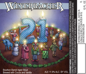 Weyerbacher 21 May 2016