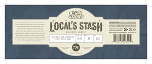 Crazy Mountain Brewing Company Local's Stash: Imperial Grapefruit IPA