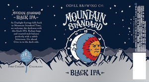 Odell Brewing Company Mountain Standard Black IPA