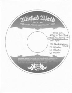 Wicked Weed Brewing Barrel Aged French Toast Stout