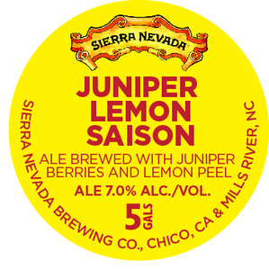 Sierra Nevada Juniper Lemon Saison