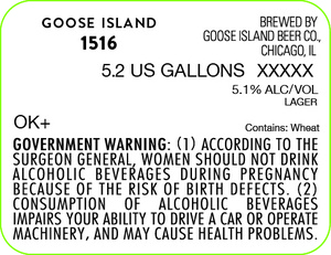 Goose Island 1516 Lager