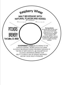 Pitchers Brewery Raspberry Wheat Pitchers Brewery Raspberry Wheat