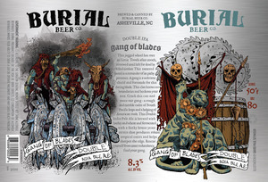 Burial Beer Co. LLC Gang Of Blades Double India Pale Ale