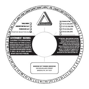 Positive Selection Ale May 2016