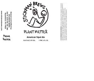 Stickman Brews Plant Matter May 2016