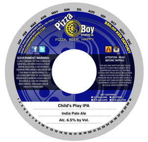 Pizza Boy Brewing Co. Child's Play IPA