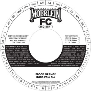 Christian Moerlein Fc Cincinnati Blood Orange IPA