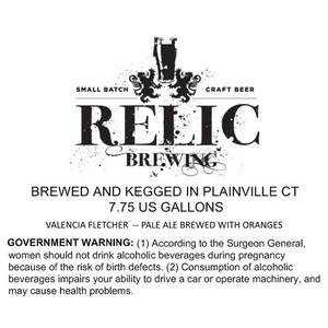 Relic Brewing Valencia Fletcher