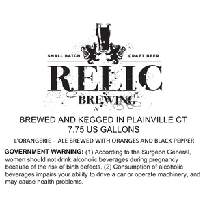 Relic Brewing L'orangerie