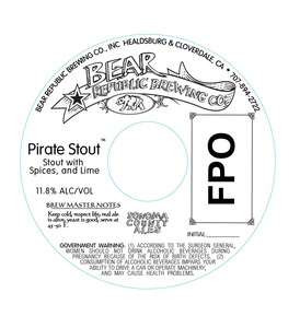 Pirate Stout May 2016