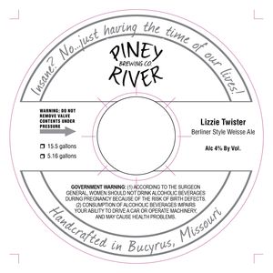 Piney River Brewing Co. LLC Lizzie Twister