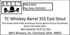 Bell's Tc Whiskey Barrel 355 East Stout May 2016