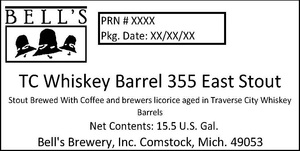 Bell's Tc Whiskey Barrel 355 East Stout May 2016