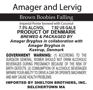 Amager Bryghus Brown Boobies Falling May 2016