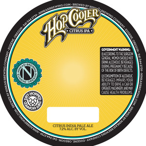 Ninkasi Brewing Company Hop Cooler Citrus IPA May 2016