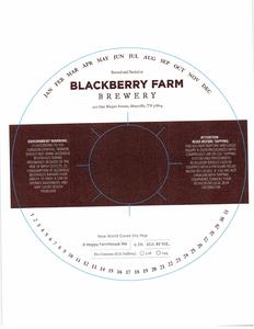 Blackberry Farm New World Cuvee Dry Hop May 2016