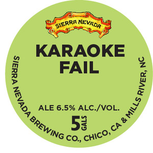 Sierra Nevada Karaoke Fail May 2016