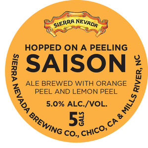 Sierra Nevada Hopped On A Peeling June 2016