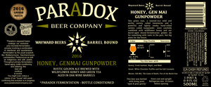 Paradox Beer Company Honey, Genmai Gunpowder