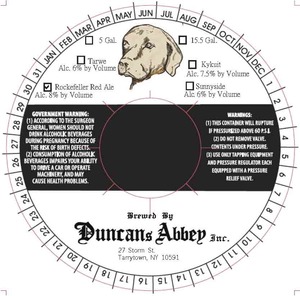 Rockefeller Red Ale May 2016