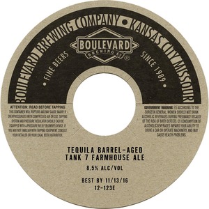 Boulevard Tequila Barrel-aged Tank 7