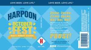 Harpoon Octoberfest June 2016