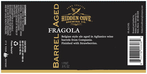 Hidden Cove Brewing Co. Fragola June 2016