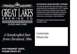 The Great Lakes Brewing Co. Centeniale June 2016