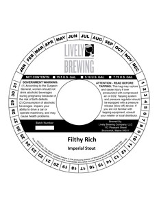 Lively Brewing Filthy Rich