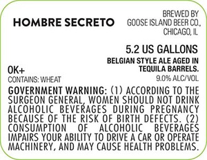 Goose Island Beer Co. Hombre Secreto