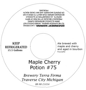 Brewery Terra Firma Maple Cherry Potion #75 June 2016