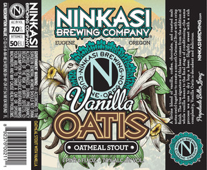 Ninkasi Brewing Company Vanilla Oatis Oatmeal Stout June 2016