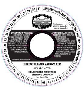 Hillwilliams Saison Ale 