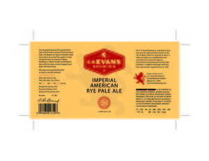 Imperial American Rye Pale Ale 