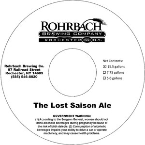 Rohrbach The Lost Saison