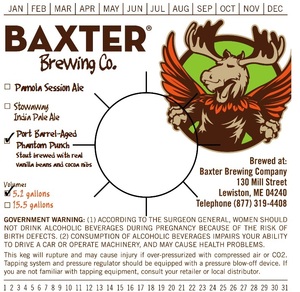 Baxter Brewing Company Port Barrel-aged Phantom Punch Stout