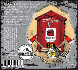 Rockyard Brewing Company Bumper Time Ale