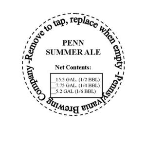 Penn Summer Ale June 2016