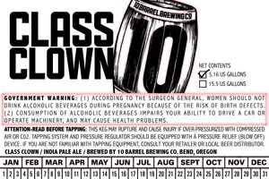 10 Barrel Brewing Co. Class Clown June 2016