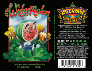 Lost Coast Brewery Lost Coast Watermelon Wheat Ale