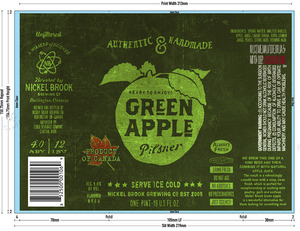 Nickel Brook Green Apple Beer 