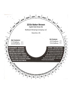 221b Baker Brown English Style Brown Ale