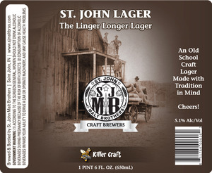 St. John Lager The Linger Longer Lager