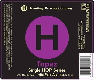 Hermitage Brewing Company Topaz
