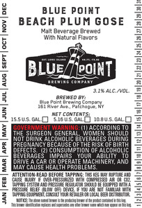 Blue Point Beach Plum Gose