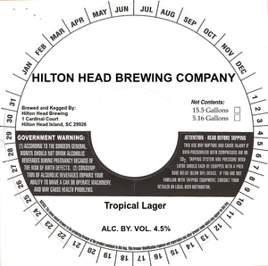 Hilton Head Brewing Company Tropical Lager
