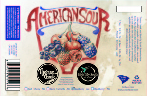Thomas Creek Brewery American Sour Raspberry June 2016