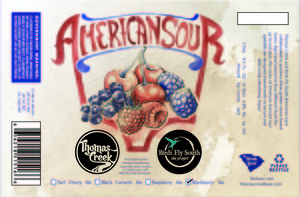 Thomas Creek Brewery American Sour Blackberry June 2016